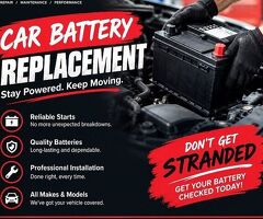 Car Battery Replacement in Kitchener