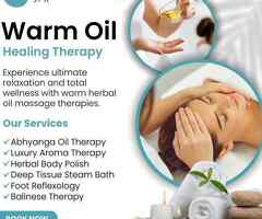 Warm Herbal Oil Massage Centre Trichy | Unisex Spa